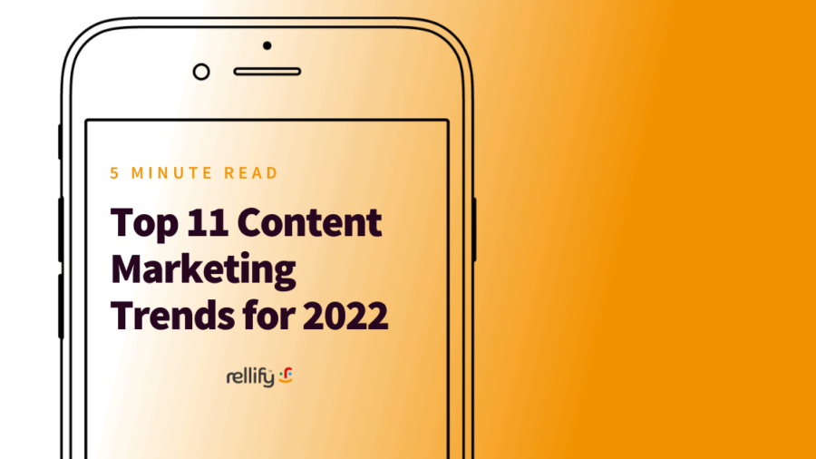 content marketing trends for 2022