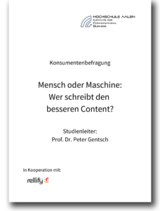 Studie: Mensch oder Maschine - wer schreibt den besseren Content?